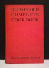 Rumford Complete Cook Book 37th Edition Printed 1945/©1941 L.H. Wallace picture
