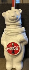 Vintage COCA COLA  COKE POLAR BEAR Sippy Sipper Plastic Cup Hanson 19051 picture