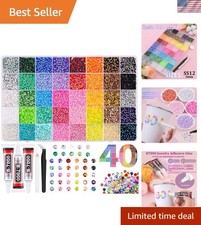 50000Pcs 40 Colors Jelly Rhinestones for Bedazzling, 3mm Multicolor Resin Fla... picture