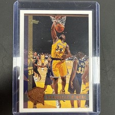 1997-98 Topps Shaquille O'Neal Minted in Springfield #109 Los Angeles Lakers HOF picture
