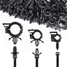 180pcs Nylon Universal Cable Tie Buckle with Car Wire Loom Routing Clips picture