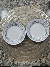 Noritake Norma 7016 China Ivory Floral Side Plates 6 3/8” Set of 2 picture