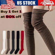 New Girls Ladies Women Thigh High Over the Knee Socks Long Stockings Warm US picture