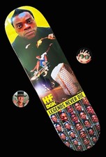 RARE Harold Hunter DGK Street Soldier 8.25” Skateboard Deck Reda R.I.P. NEW MINT picture