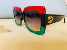 Authentic New Gucci GG0083s Women Oversized Square Sunglasses Grey Lens picture