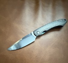 Rare Vintage William Henry B12 Carbon Fiber Titanium Liners Folding Knife picture