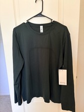 NWT Lululemon Swiftly Relaxed Long-Sleeve Shirt Size 10 Green picture
