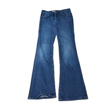 Pilcro and the Letterpress The Demilune Boot Jeans Blue Womens 28X31 Medium Wash picture