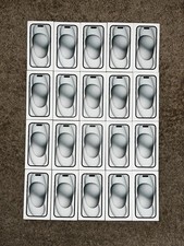 LOT of 20 - Empty Apple iPhone 15 Retail Boxes - NO PHONE INCLUDED- Original Box picture