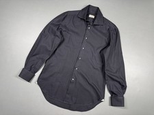 Men's Adriano Cifonelli Striped Classic Long Sleeve Cotton Shirt size 15 3/4