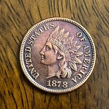 1878 Indian Head As shown in the figure picture