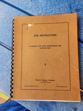Western Electric company manual job instruction 1940 Factory Catalog picture
