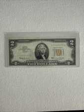 1963   $2  Dollar Bill  Yellow SEAL Note picture