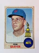 1968 Topps Baseball ROOKIE Tom Seaver #300 - New York Mets PB2 picture