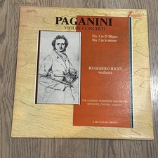 RUGGIERO RICCI Paganini Violin Concerti No. 1/No. 2 TURNABOUT 34527 NM/NM LP picture