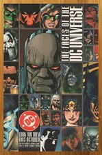 1997 DC Comics Universe Print Ad/Poster Faces Lobo Superman Darkseid Batman Art picture