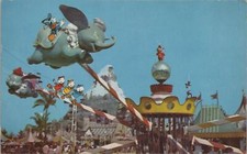 Postcard Disneyland Flying Dumbo  Anaheim CA Magic Kingdom  picture