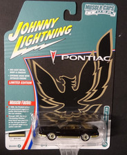 JOHNNY LIGHTNING - MUSCLE CARS BLACK - 1986 PONTIAC FIREBIRD TRANS AM - R1 VB picture