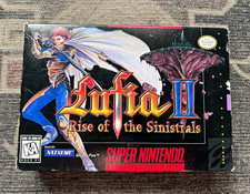 Natsume Lufia II Rise of the Sinistrals Super Nintendo SNES Manual NTSC picture
