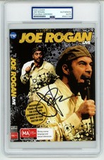 Joe Rogan ~ Signed Autographed Joe Rogan Live DVD Cover ~ PSA DNA Encased picture