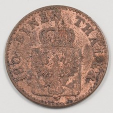 Prussia (German States) 1853-A Frederick William IV 2 Pfenninge P904209 picture