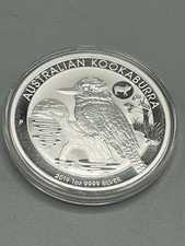 2019 $1 Australia Kookaburra 1 oz .9999 Fine Silver Coin -Perth Mint - Pig Privy picture