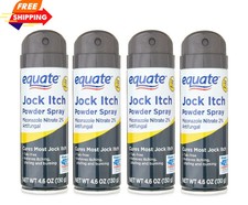 (4 PACK) Equate Jock Itch Relief Powder Spray Antifungal advance formula 4.6 oz picture