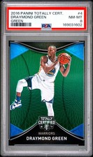 PSA 8 2016 Panini Totally Certified Draymond Green #4 Green Holo 3/3 POP/1 picture