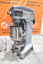 NEW HOBART 40QT Mixer HL400 W/ Hook, Whip, Paddle, Bowl - 3PH/1.5HP - Watch VID picture