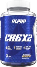 Alpha Supps CRE X2 Creatine HCL Con-Cret® and Creatine Ethyl Ester 120 Capsules picture