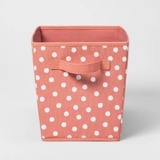 Pillowfort Large Canvas Dot Kids' Decorative Storage Basket-2pack picture