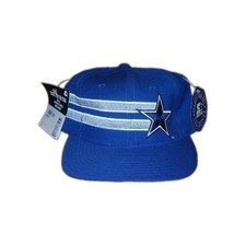 Vtg NOS Starter Dallas Cowboys Shooting Star Stripes Hat Cap New With Tags picture