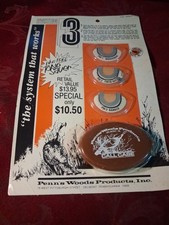 Vintage. NOS USA Penn's Woods Products Diaphragm Mouth Turkey Call Case Quikoin picture