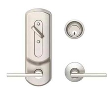 (LOT OF 12) Falcon H2101L LAT 626 Entrance Locks Satin Chrome 1-3/4