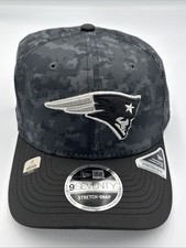 2026 New England Patriots Black Camo 9Seventy Salute To Service Hat NEW picture