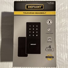 Defiant Touchpad Deadbolt (Matte Black) 1010 992 451 picture