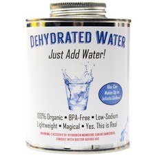 Dehydrated Water 16Oz Empty Can Funny Gag Gift or Joke Prank by Witty Yeti picture