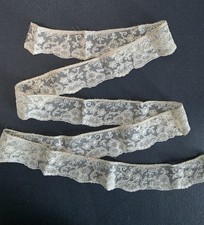 Vintage/Antique Handmade Brussels-Style Victorian Flounce Lace, 52