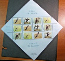 Canada Inscription Sheet Stamp Scott# 1591-94 Birds 1996 MNH L535 picture