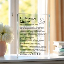 Special Education Teacher Difference Maker Plaque picture