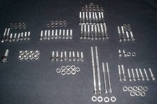 KAWASAKI Z1 KZ900 KZ1000 POLISHED STAINLESS ENGINE BOLT KIT SCREW SET 1973-78 picture