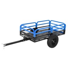 Garvee 15 Cu.Ft Tow-Behind Dump Cart 1500lbs Garden Utility Trailer Steel Lawn picture