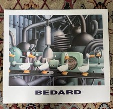 Michael Bedard - “Production” art print Litho Rare Vintage 1988 - 21x24 picture