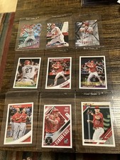 Mike Trout Lot (9) Cards 2018-19 Topps Donruss Inserts Angels picture