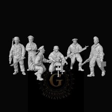 Kriegsmarine HQ & MG: 20mm & 28mm WW2 Unpainted Resin Wargame Miniatures picture