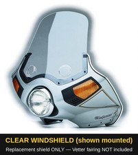 Slipstreamer Vetter Windshield Standard Clear 21 1/2in. picture