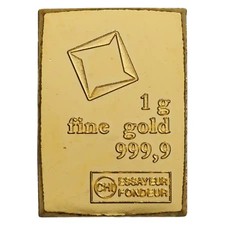 1 gram Gold Valcambi Bar .9999 Fine picture