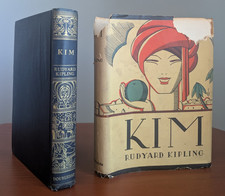1901 Kim Rudyard Kipling Vintage Doubleday Hardcover Illustrated w Dust Jacket picture