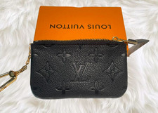 (Authentic) Louis Vuitton Key Pouch Monogram Empreinte Leather Noir Black(USA)✔ picture
