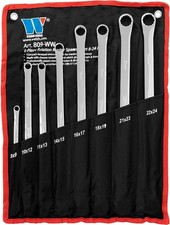 WELZH WERKZEUG 8Pc Aviation Double Ended Ring Extra Long Spanner Set 8-24mm 809 picture